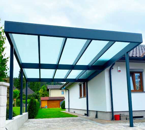 Carport Flachdach